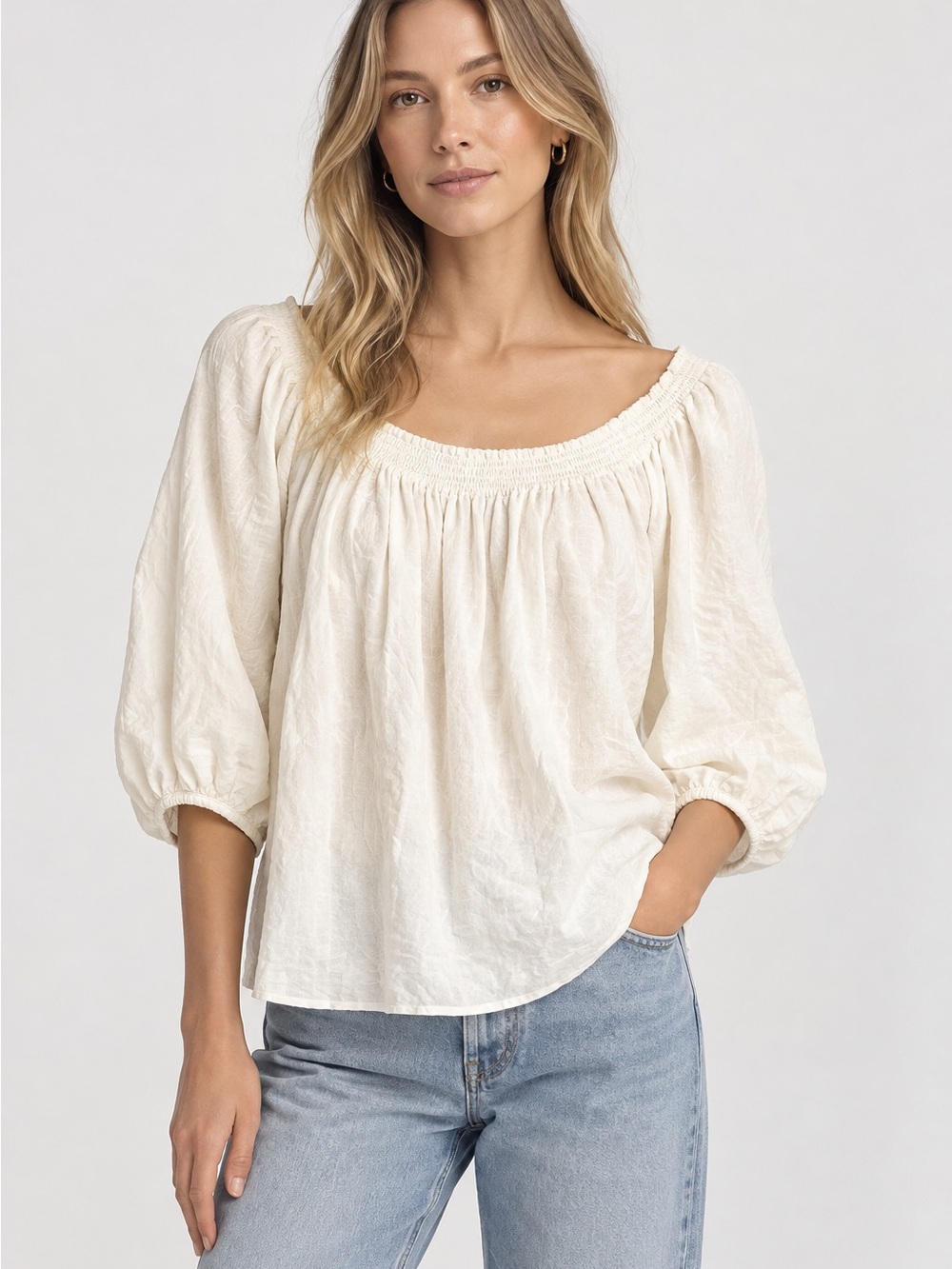 Babaton Peasant Blouse